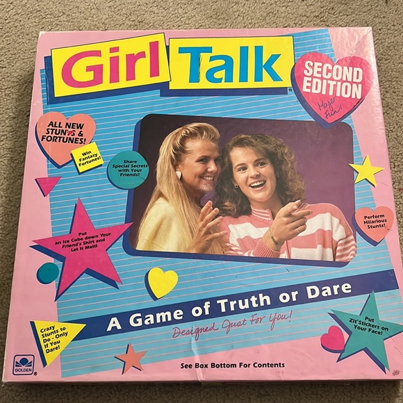 Western Publishing Company Games Vintage Girl Talk Second Edition